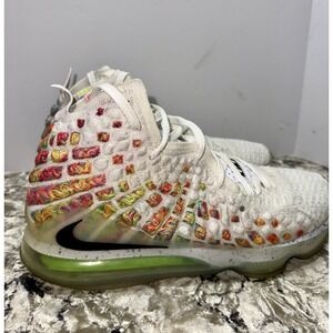 Nike LeBron 17 Size 11 Air Command Force Fruity Pebbles Basketball Shoes Sneaker